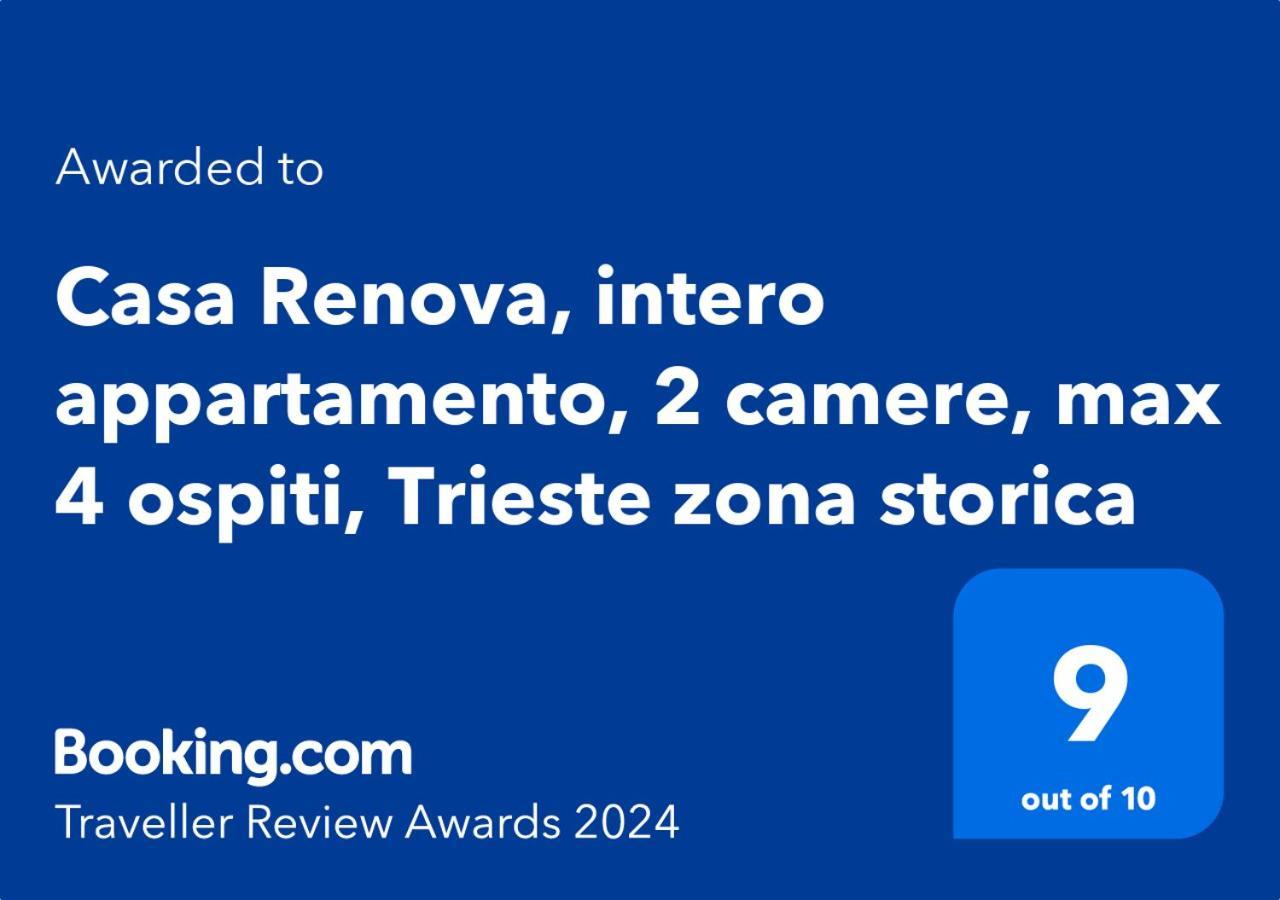 Casa Renova, Intero Appartamento, 2 Camere, Max 4 Ospiti, Trieste Zona Storica المظهر الخارجي الصورة